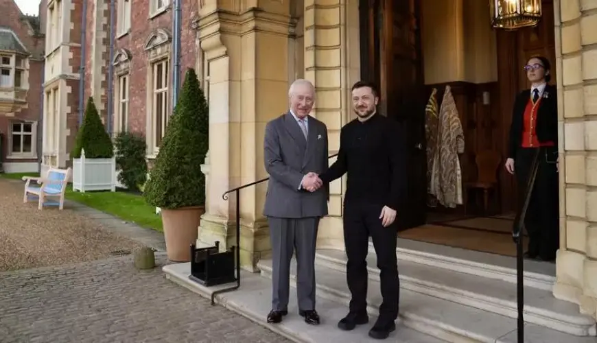 Zelensky met with Charles III