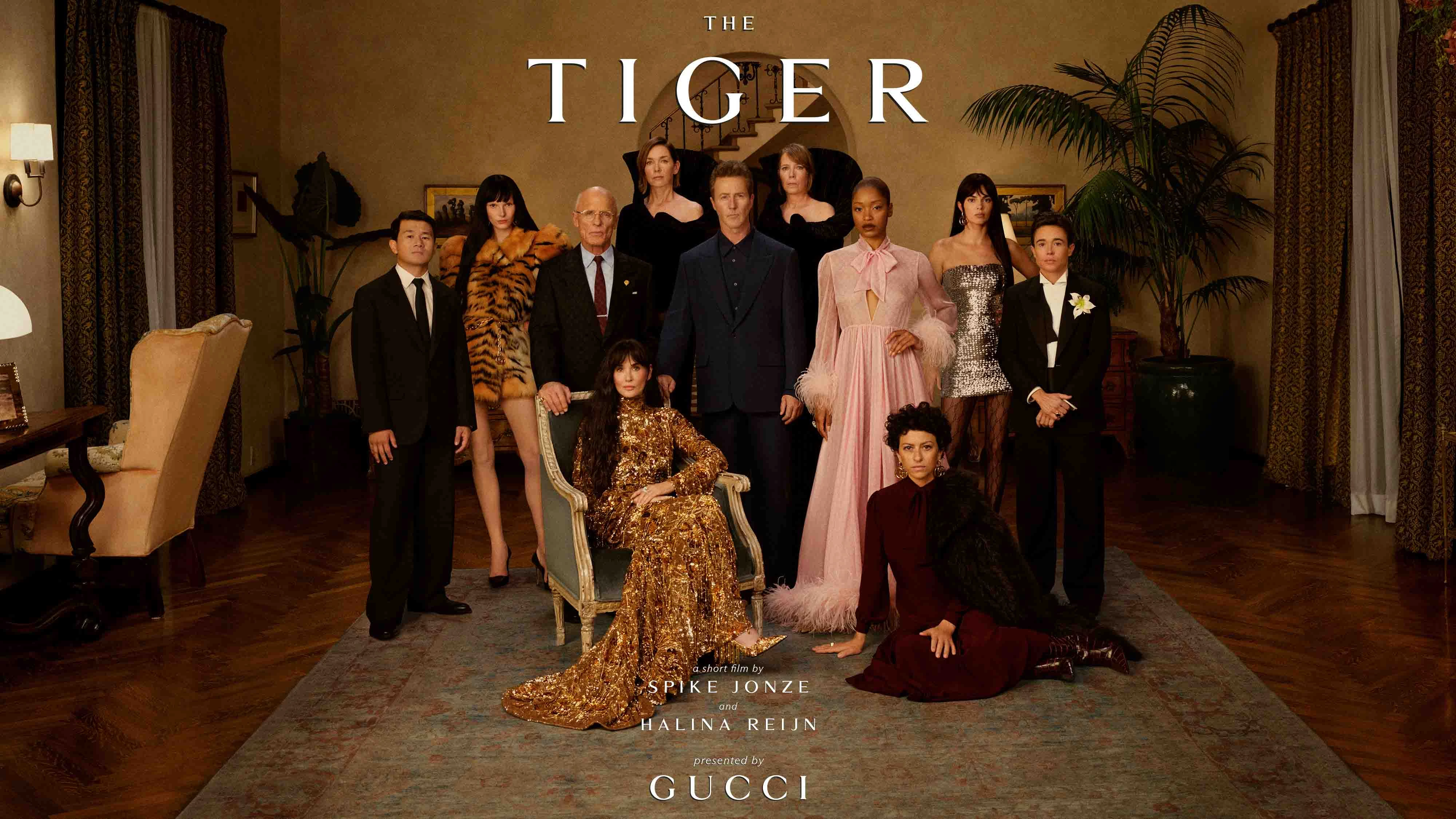 Ви маєте подивитися «Тигр» — новий фільм Gucci за участю Демі Мур та Едварда Нортона.0