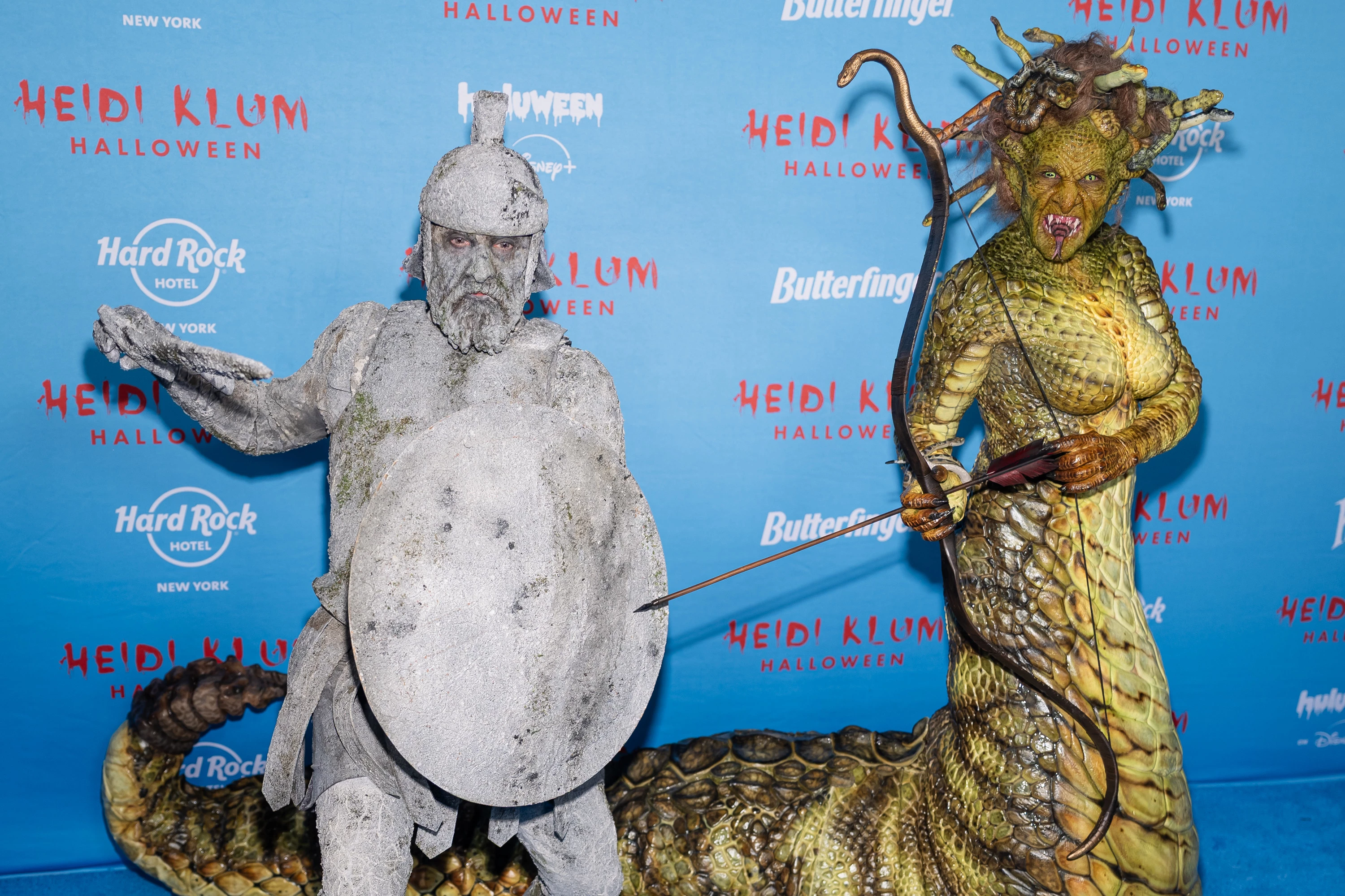 Том Каулітц та Гайді Клум0