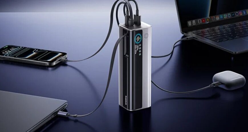 Baseus презентував повербанк 25000 мАг, 200 Вт: дізнайтеся ціну новинки
