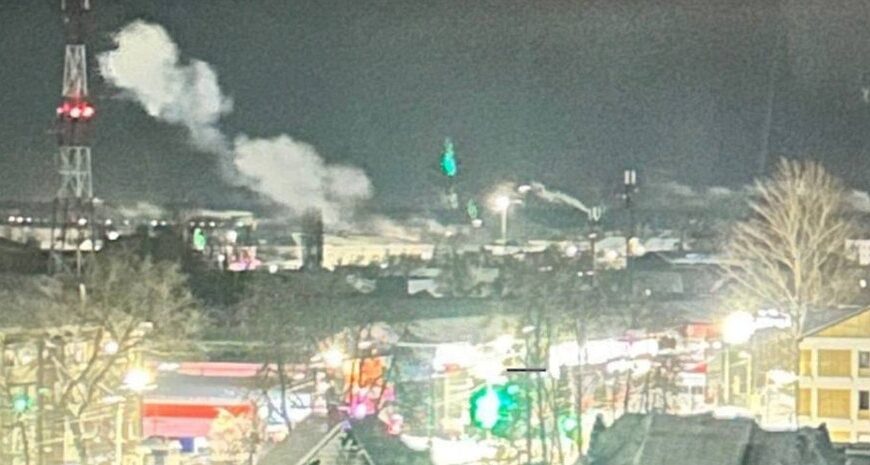 Дрони атакували оборонний завод на Тамбовщині: потужна пожежа охопила Мічурінськ