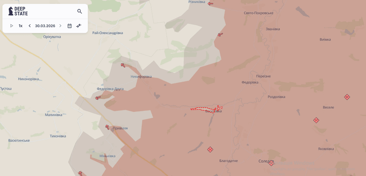 DeepState: Росія захопила Свято-Покровське та Васюківку на Донеччині 6
