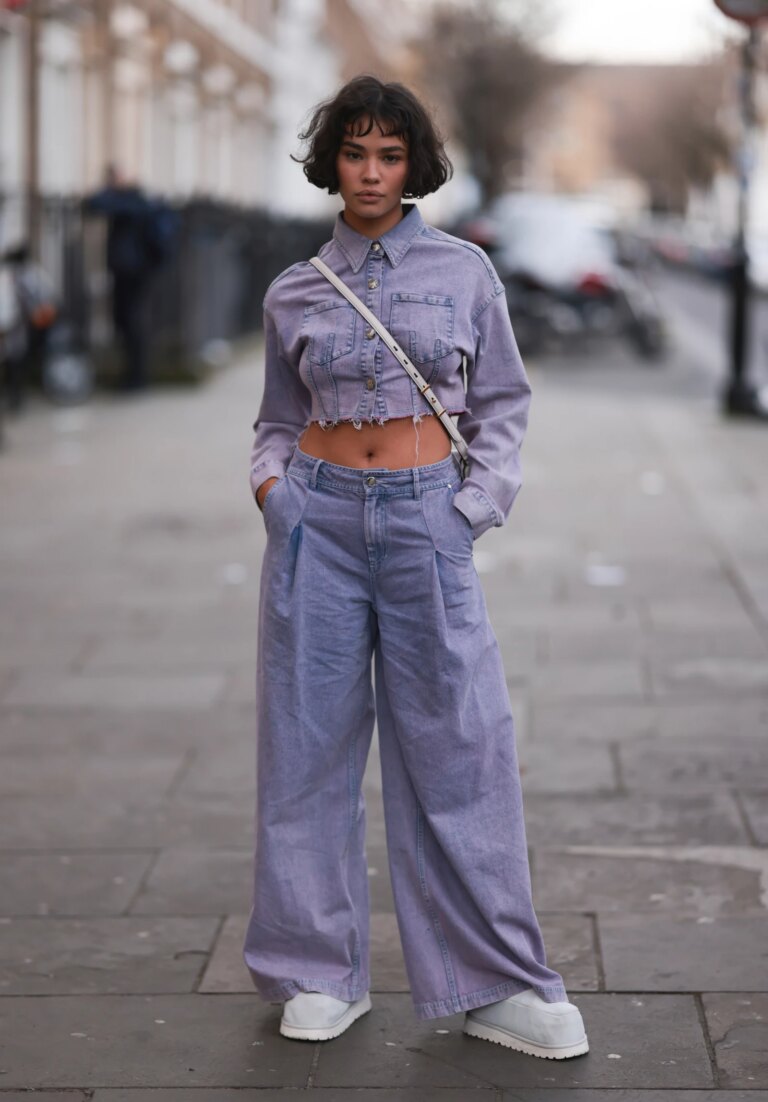 Бузкові джинси – новий хіт 2026: 4 модні відтінки, що витісняють синій денім 8