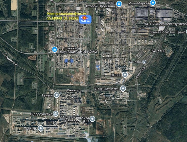 Пожежа охопила НПЗ у Татарстані: потужний вибух налякав Нижньокамськ 6