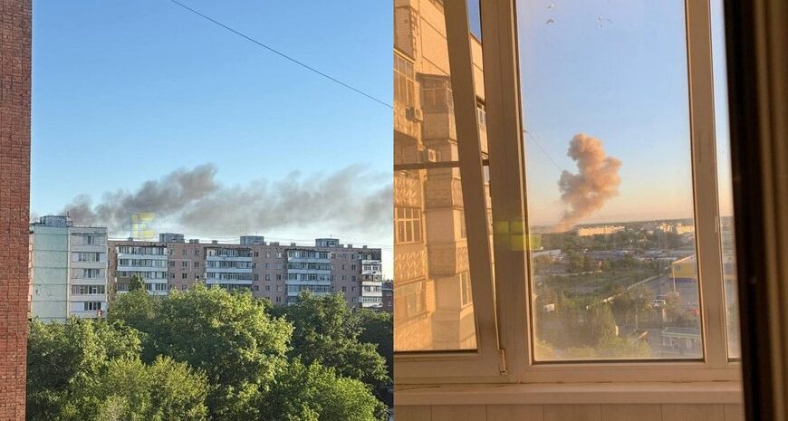Головна 89 Ракетні удари по Воронежу та Таганрогу: мережа повідомляє про влучання біля летовищ