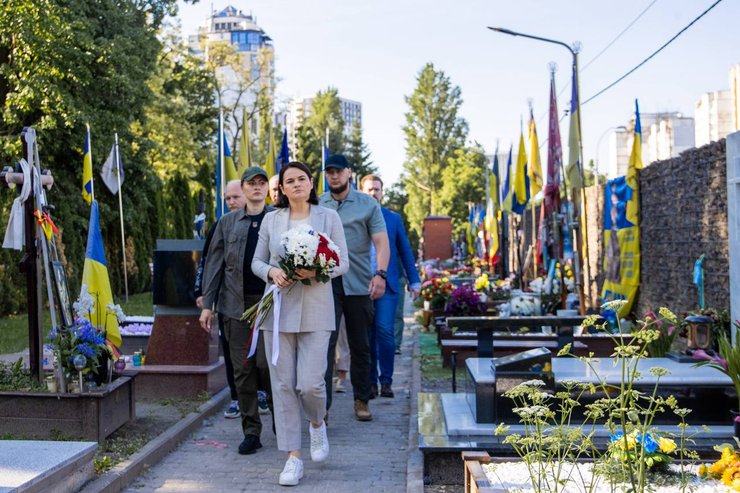 Тихановська в Києві: Перший офіційний візит лідерки білоруської опозиції 5