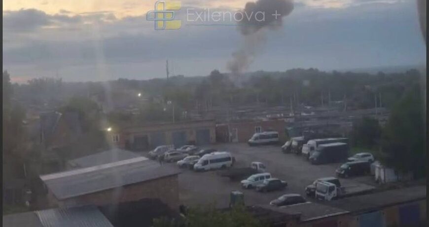 Безпілотники атакували завод у Новомосковську: з’явилось відео наслідків