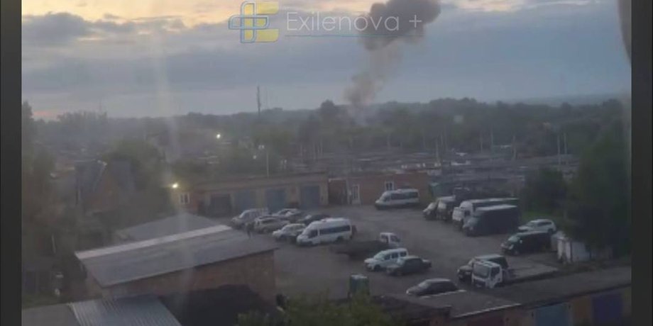 Безпілотники атакували завод у Новомосковську: з’явилось відео наслідків