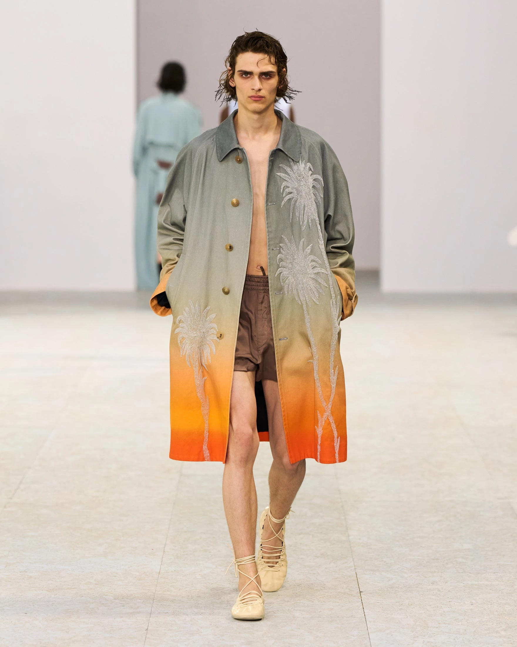 Dries Van Noten вражає: шовк, прозорість та балетки у чоловічій колекції літа 20279