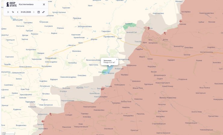 Зменшення просування РФ: як змінилася динаміка наступу у травні — інфографіка 8