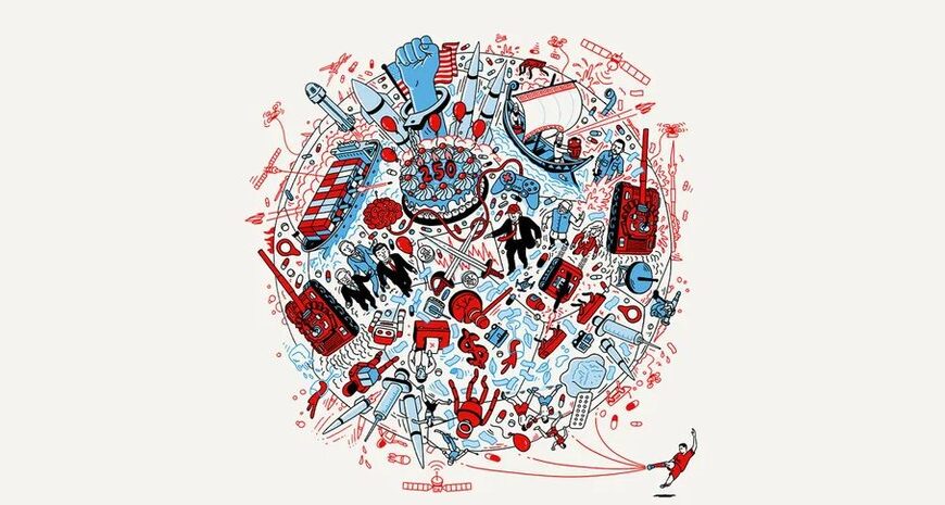Зеленський серед танків і дронів: The Economist прогнозує майбутнє 2026 року