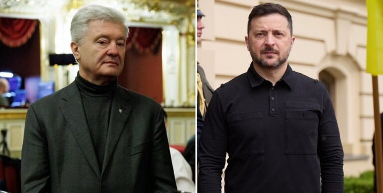 Зустріч Порошенка та Зеленського: п'ятий президент шокував роздруківками з фотожабами 23