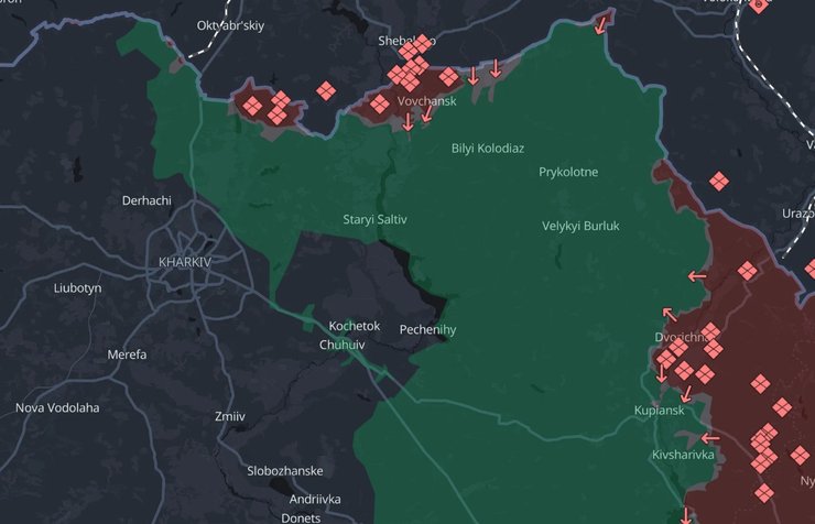 ЗСУ виявили п'ять гарячих точок: Росія посилила наступ 5 ЗСУ виявили п'ять гарячих точок: Росія посилила наступ 5