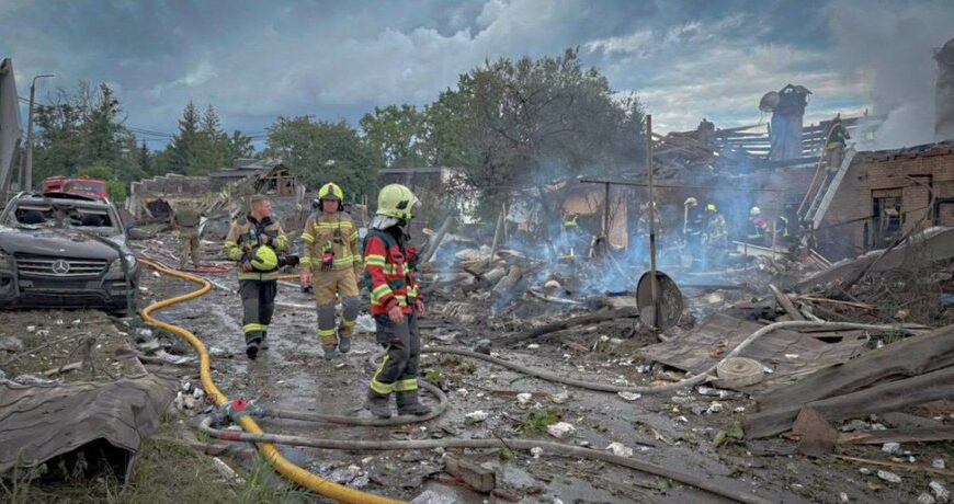 Головна 124 Армія дронів спростовує чутки про ракетний удар по Київщині