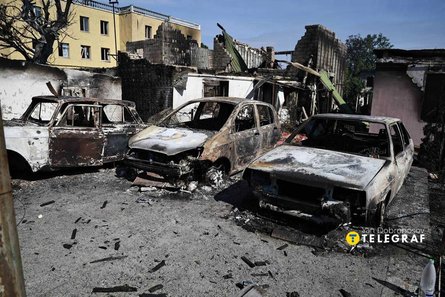 Наслідки нічної атаки РФ: Київ та Вишневе під ударом — фоторепортаж 32 Наслідки нічної атаки РФ: Київ та Вишневе під ударом — фоторепортаж 32