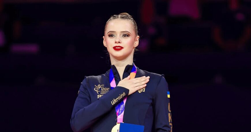 Таїсія Онофрійчук здобула золото на Чемпіонаті світу з художньої гімнастики