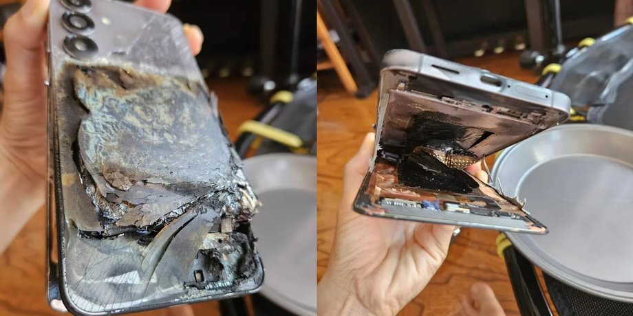 Samsung Galaxy S25+ вибухнув: виробник звинувачує користувача
