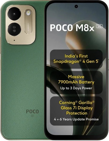 Poco M8x 5G: потужний акумулятор 7900 мАг та AMOLED-дисплей тепер доступні кожному 6 Poco M8x 5G: потужний акумулятор 7900 мАг та AMOLED-дисплей тепер доступні кожному 6