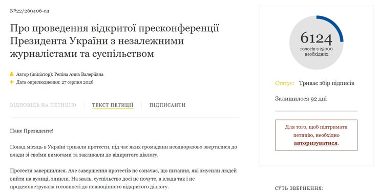 Петиція про пресконференцію Зеленського з незалежними ЗМІ: як ініціатива набирає обертів 2 Петиція про пресконференцію Зеленського з незалежними ЗМІ: як ініціатива набирає обертів 2