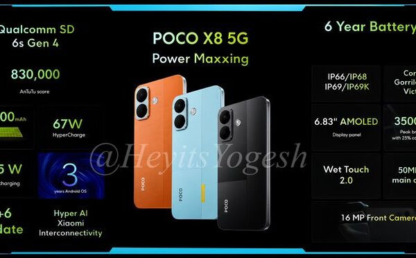 Головна 76 POCO X8 та X8 Power: потужні смартфони з батареєю 10000…