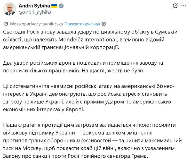 ЗСУ знищили дрон-камікадзе, що цілився в український завод Mondelez 4