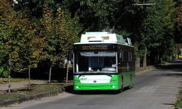 Харківський тролейбус №3: тимчасові зміни маршруту 21 вересня