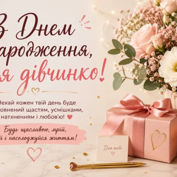 З Днем народження, люба племіннице:…