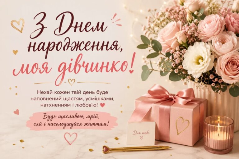 З Днем народження, люба племіннице: найкращі побажання, яскраві листівки та картинки 28