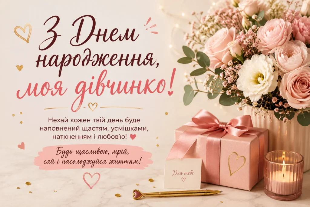 З Днем народження, люба племіннице: найкращі побажання, яскраві листівки та картинки