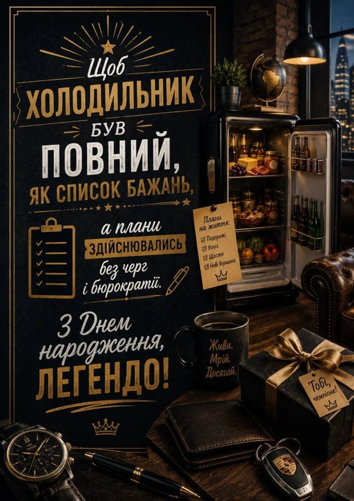 Обирай найкраще привітання з ювілеєм: листівки та побажання для чоловіка 28 Обирай найкраще привітання з ювілеєм: листівки та побажання для чоловіка 28
