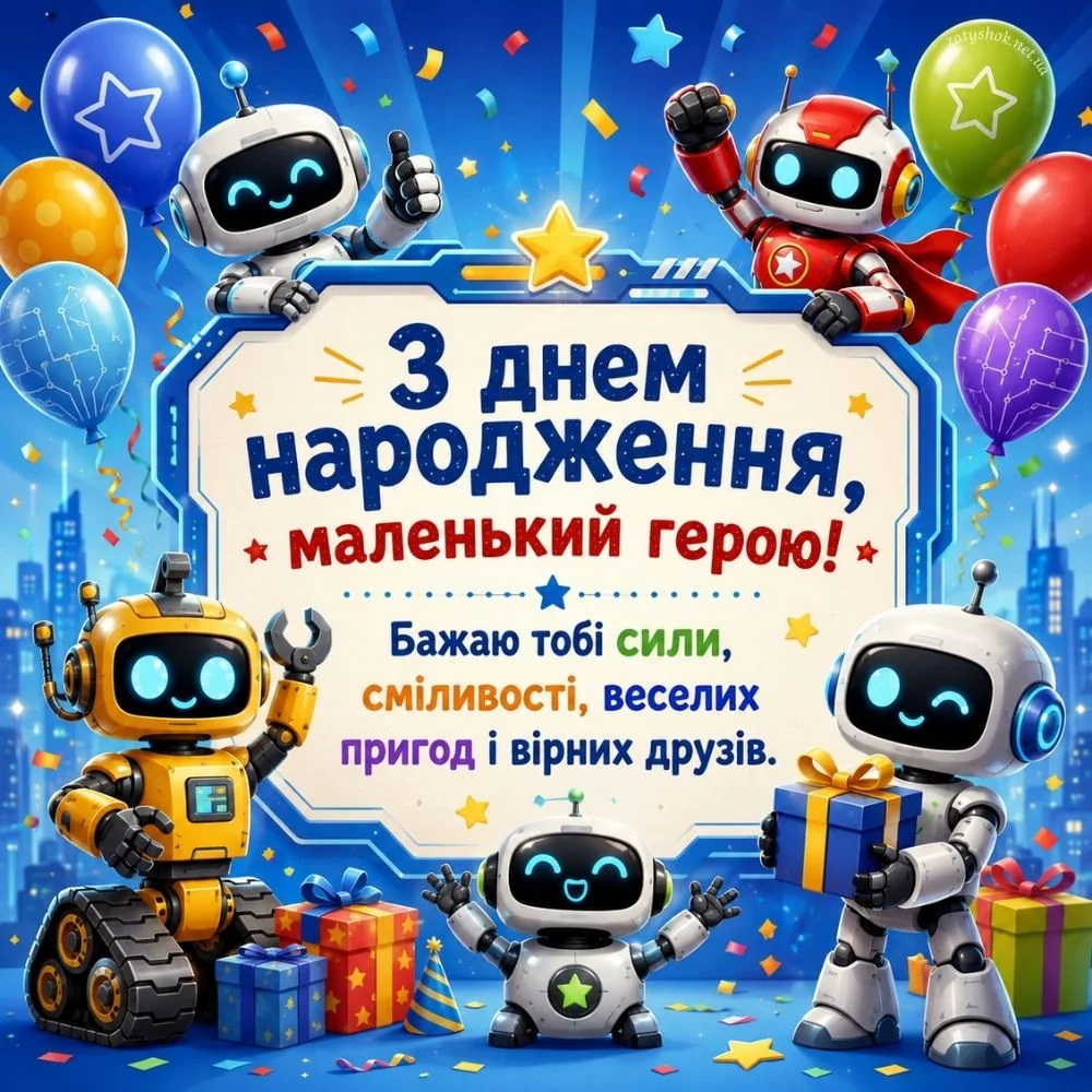 Щирі вітання з днем народження для дитини: вибирайте найкращі побажання та яскраві картинки 21 Щирі вітання з днем народження для дитини: вибирайте найкращі побажання та яскраві картинки 21