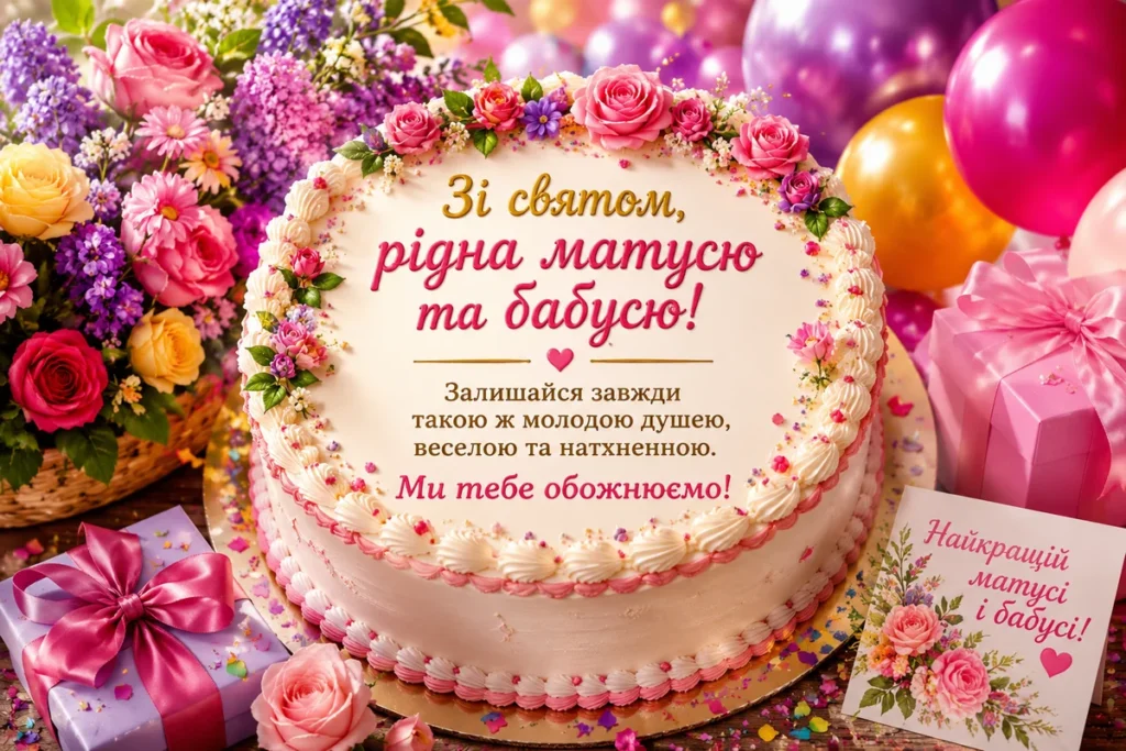 З днем народження, бабусю: зворушливі побажання, що зігріють душу 27 З днем народження, бабусю: зворушливі побажання, що зігріють душу 27