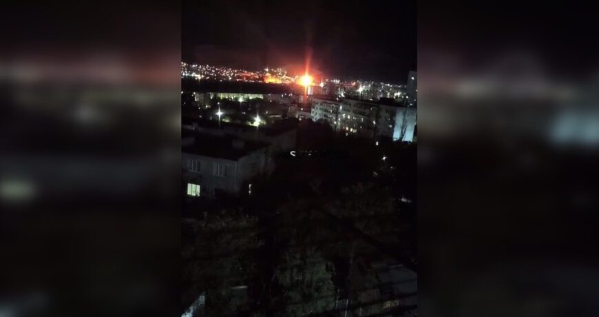Головна 120 Вибухова ніч у Новоросійську: дрони атакували морський порт, спалахнула потужна пожежа