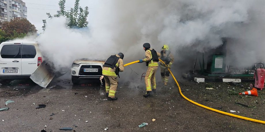 РФ завдала повторного удару по АЗС на Житомирщині 3 РФ завдала повторного удару по АЗС на Житомирщині 3
