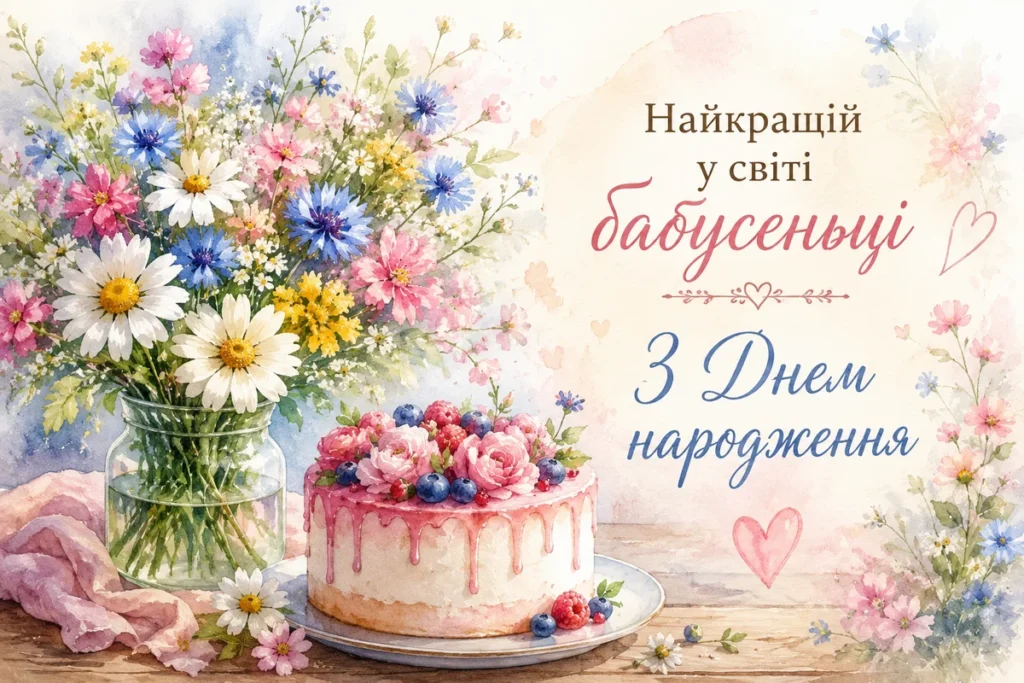 З днем народження, бабусю: зворушливі побажання, що зігріють душу 31 З днем народження, бабусю: зворушливі побажання, що зігріють душу 31
