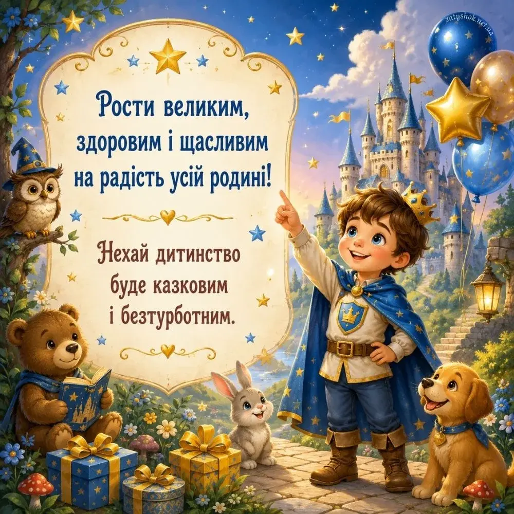 Щирі вітання з днем народження для дитини: вибирайте найкращі побажання та яскраві картинки 28 Щирі вітання з днем народження для дитини: вибирайте найкращі побажання та яскраві картинки 28