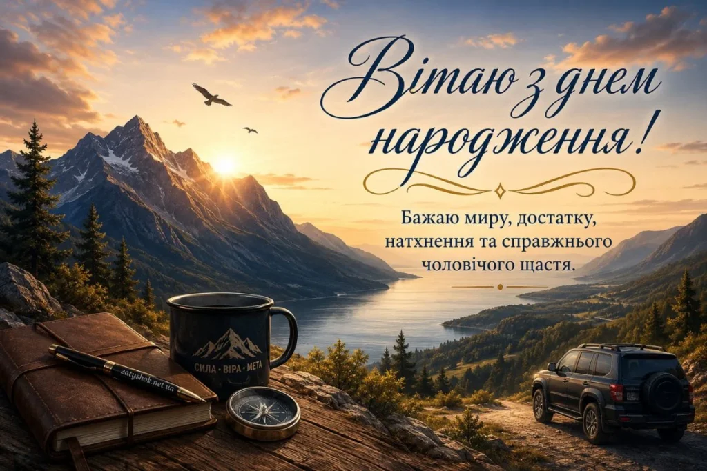 Яскраві вітання та листівки: вітаємо чоловіків з днем народження! 18