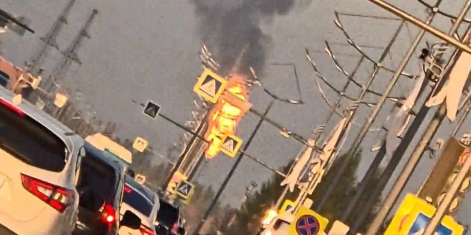 Вибух у Новому Уренгої: потужна пожежа охопила місто — відео 6 Вибух у Новому Уренгої: потужна пожежа охопила місто — відео 6