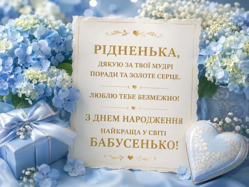 З днем народження, бабусю: зворушливі побажання, що зігріють душу 21 З днем народження, бабусю: зворушливі побажання, що зігріють душу 21