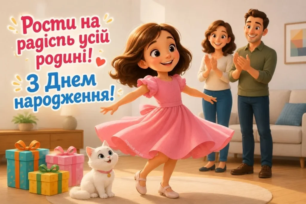 Щирі вітання з днем народження для дитини: вибирайте найкращі побажання та яскраві картинки 29 Щирі вітання з днем народження для дитини: вибирайте найкращі побажання та яскраві картинки 29
