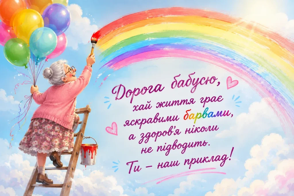 З днем народження, бабусю: зворушливі побажання, що зігріють душу 28 З днем народження, бабусю: зворушливі побажання, що зігріють душу 28