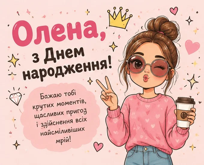 З Днем народження, Олено: щирі побажання та яскраві привітання 21