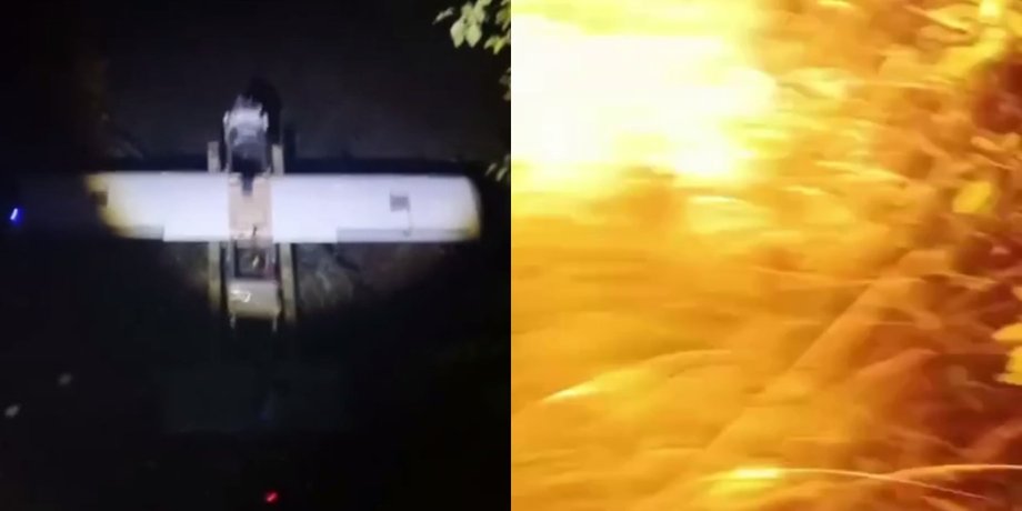 Іржавий дрон окупантів розбився після запуску: ефектне відео падіння 2