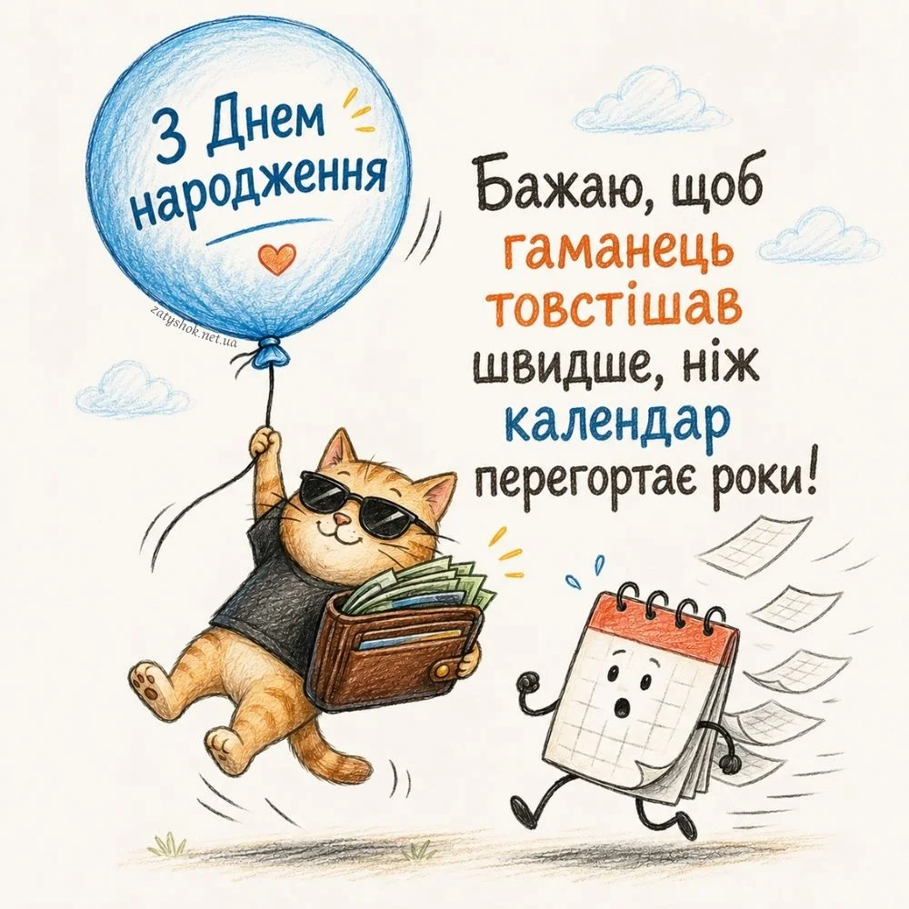Яскраві вітання та листівки: вітаємо чоловіків з днем народження! 25
