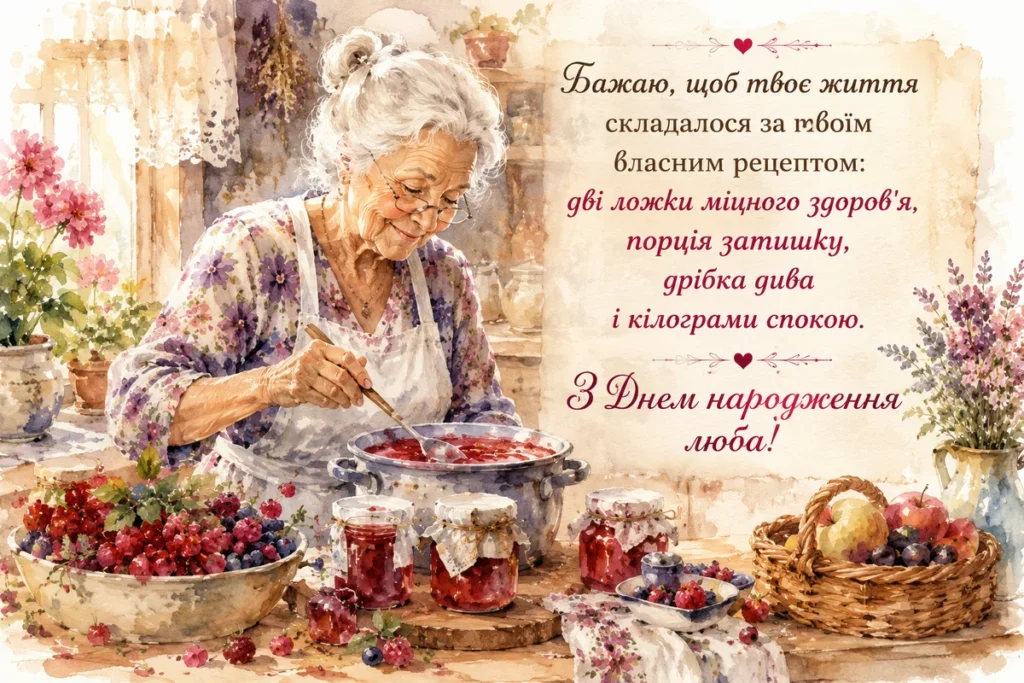 З днем народження, бабусю: зворушливі побажання, що зігріють душу 32 З днем народження, бабусю: зворушливі побажання, що зігріють душу 32