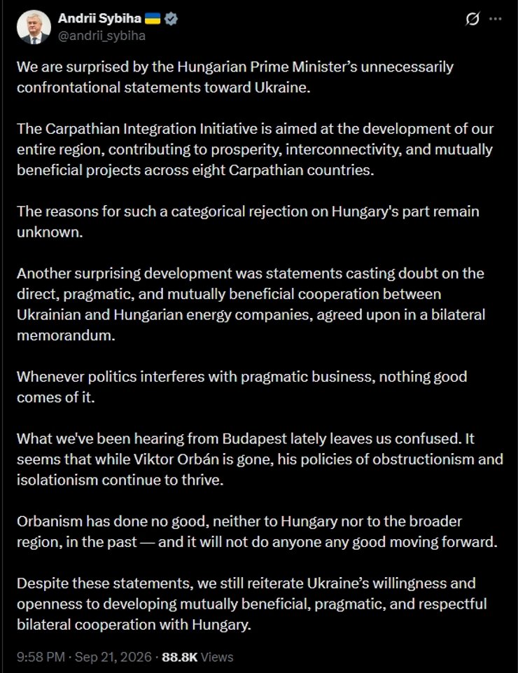 Угорщина ставить Україну перед фактом: що стоїть за відмовою щодо Карпатської вісімки та нафтосховища 4 Угорщина ставить Україну перед фактом: що стоїть за відмовою щодо Карпатської вісімки та нафтосховища 4