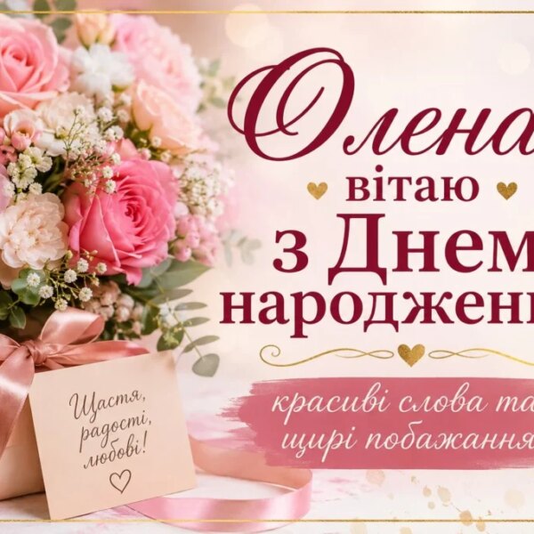 З Днем народження, Олено: щирі…