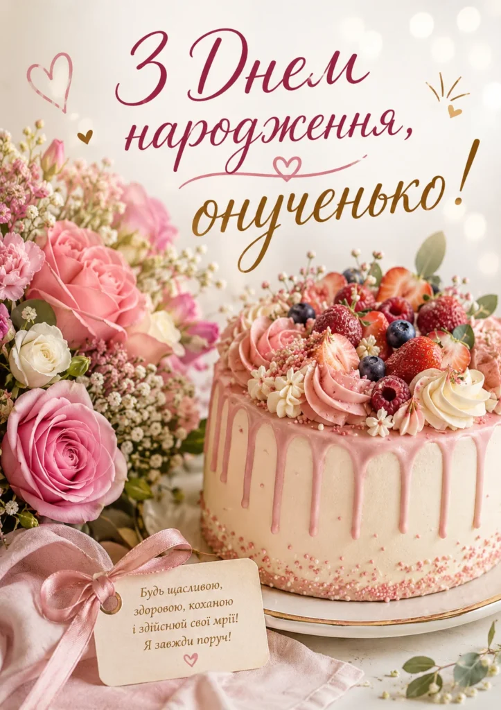 Бабуся вітає: найщиріші побажання для любленої онучки з Днем народження 23 Бабуся вітає: найщиріші побажання для любленої онучки з Днем народження 23