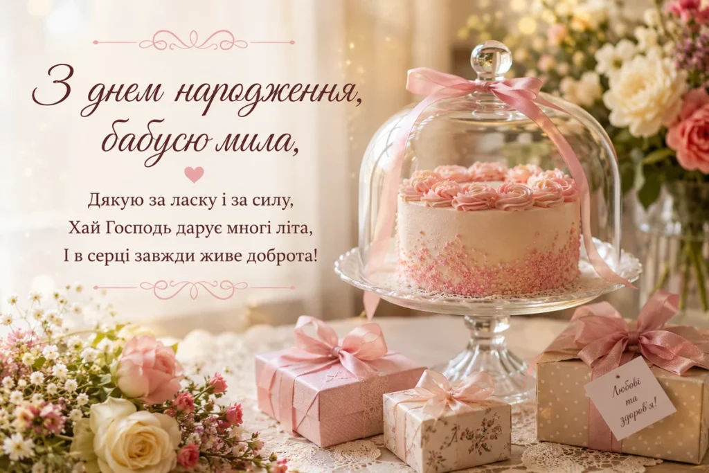 З днем народження, бабусю: зворушливі побажання, що зігріють душу 24 З днем народження, бабусю: зворушливі побажання, що зігріють душу 24