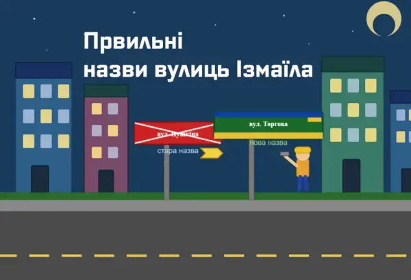 Ізмаїл перейменовує вулиці: дізнайтесь, які топоніми зникнуть